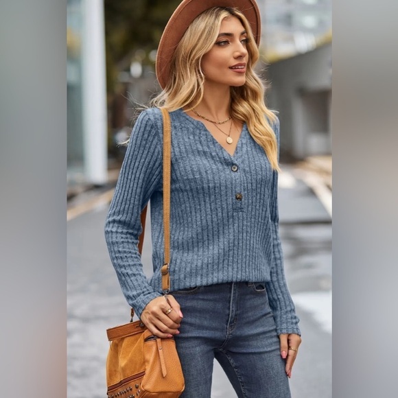 Texture Treasure Sweater With Button Shirt - Picture 3 of 5